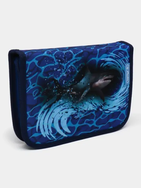 Школьный пенал 31 предмет, blue Shark 50043309 q0000051234