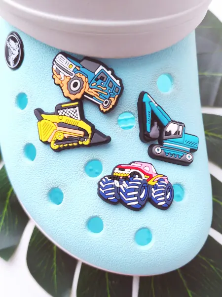 Fun_Jibz Джибитсы машинки джип экскаватор на Crocs