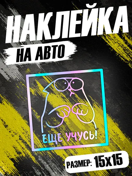 PixART Наклейка на авто Еще учусь на машину