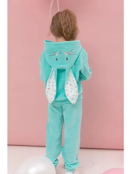 Fluffy Bunny Спортивный велюровый костюм Зайка