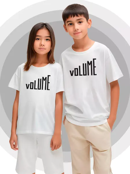 Printech Kids Детская футболка c надписью VOLUME Искусство Музыка