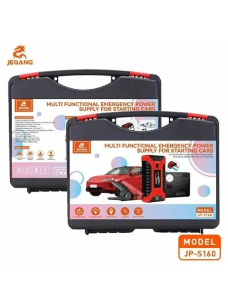 Пусковое устройство для автомобиля Jump Starter 3в1: компрессор и аккумулятор JPS16