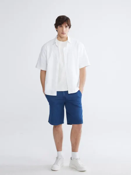 LC Waikiki Мужские джинсовые шорты loose fit