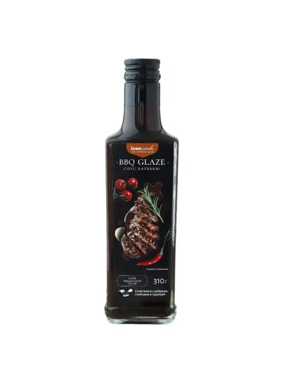 Соус Барбекю Глейз Icancook, копчёный, для гриля и глазирования, 310 г