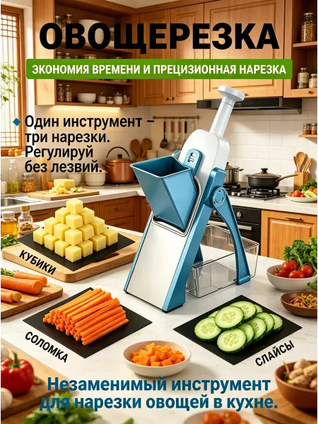 Овощерезка ручная многофункциональная