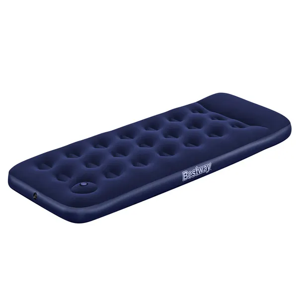 Надувной матрас Bestway 67223 BW односпальный с подголовником 185 x 76 x 28см, до 130 кг, синий