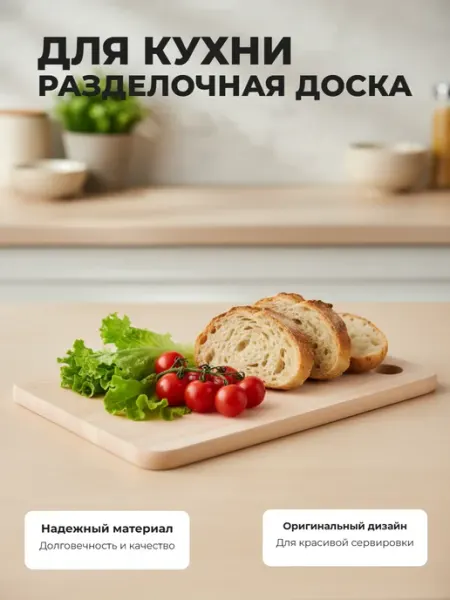 Mallony Доска разделочная 18x31 см