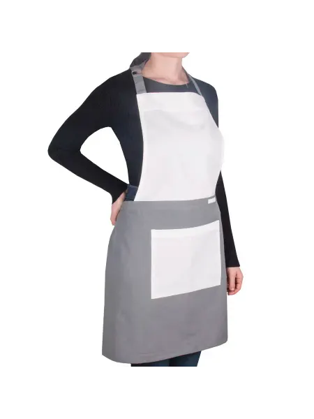 BORGHOUSE Фартук кухонный "White and Grey" 60х80 см