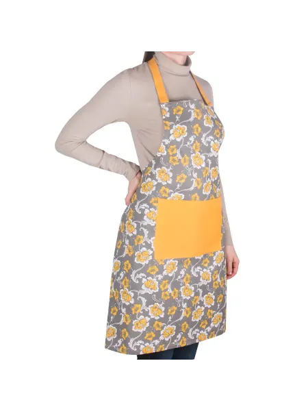 BORGHOUSE Фартук кухонный "Yellow flowers" 60х80 см