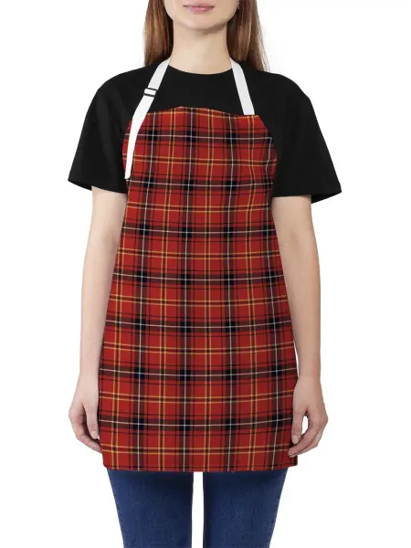 JoyArty Фартук кухонный "Ярко-красная клетка" 65x65x28 см