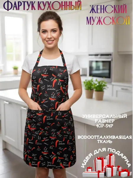 Фартук кухонный женский универсальный мужской
