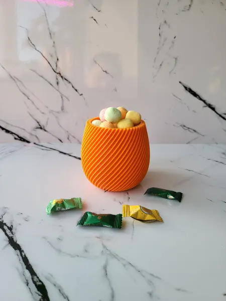 Конфетница оранжевая