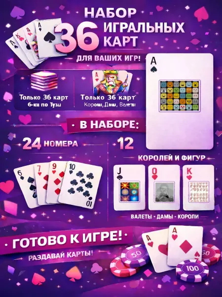 1-й Стикер Постеры колода карт 36 шт background_эмоции