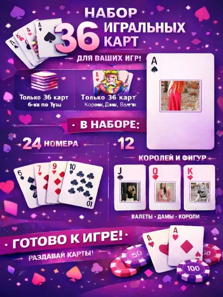 1-й Стикер Постеры колода карт 36 шт daryana