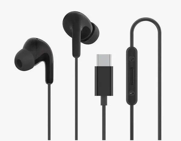 Наушники проводные Xaiomi Type-C Earphone чёрные вакуумные
