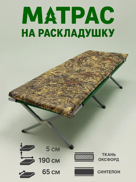 БЕЛОГОР Топпер матрас на раскладушку 190 см