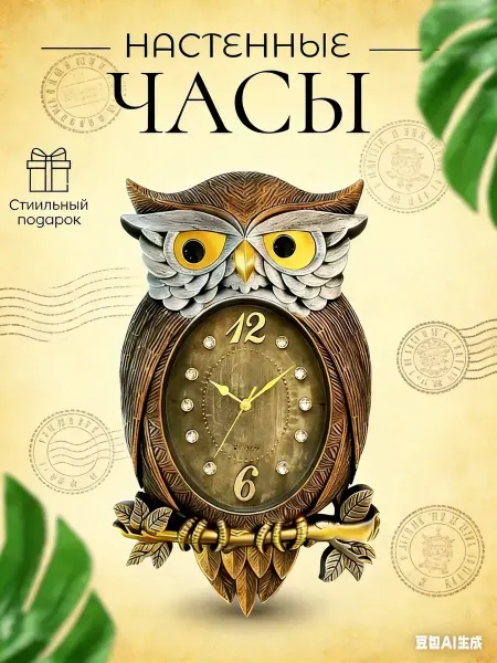 Alga Time Часы настенные бесшумные интерьерные для кухни