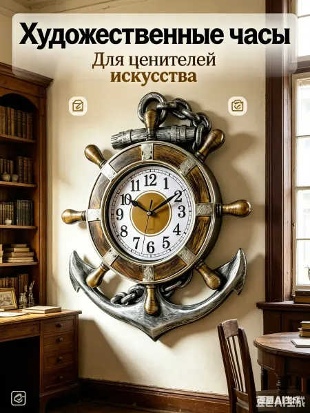 BellHome Часы на кухню настенные оригинальные
