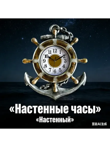 Home Decor Часы настенные бесшумные интерьерные круглые
