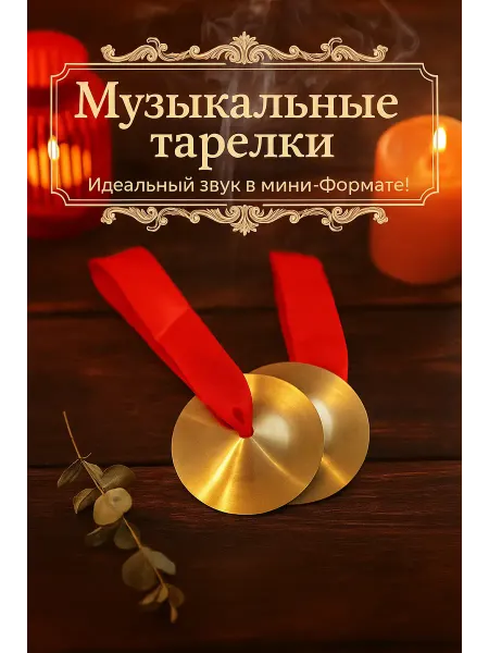 Music Life Музыкальный инструмент тарелки ручные