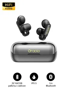 Наушники Беспроводные OE02,USB Type-C,bluetooth5.4,32 часов работы, спортивные
