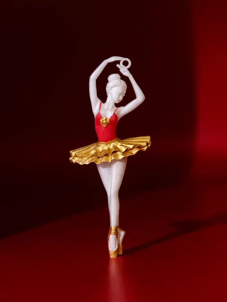 Ёлочная игрушка Балерина, новогодняя подвеска