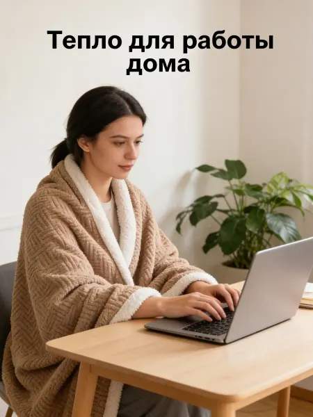 Greenville Декоративный плед 180x200 см с квадратными полосками