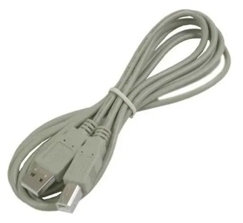 Кабель USB-Am/Bm Cablexpert CC-USB2-AMBM-6 зарядка 2.4А 28AWG - 1.8м серый