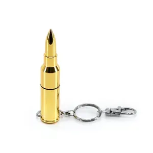 USB флешка, USB flash-накопитель, Флешка Пуля, 32 ГБ, золотая, арт. F42 5шт