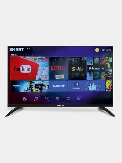 Телевизор Vesta V32LH4300 32" Smart TV, чёрный