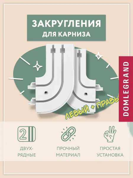 Ле-Гранд Закругления повороты для потолочного карниза двухрядного