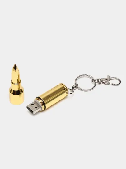 Патрон-флешка USB 32 гб/ подарочная пуля, реальный размер