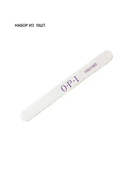 Red Star Пилка тонкая OPI прямая 100 180 грит 10шт