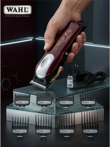 Машинка для стрижки Wahl Magic Clip Cordless 5V red