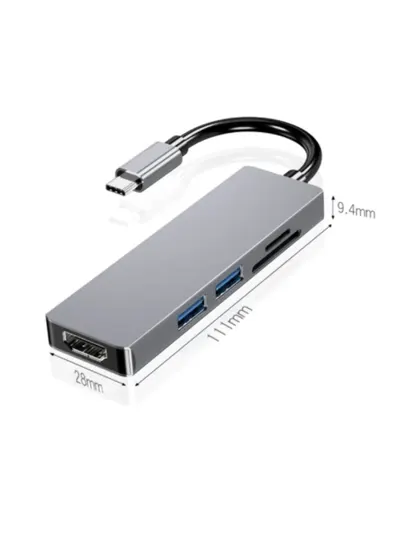 Универсальные USB HUB адаптеры 5–7-9 портов для MacBook и Type-C устройств
