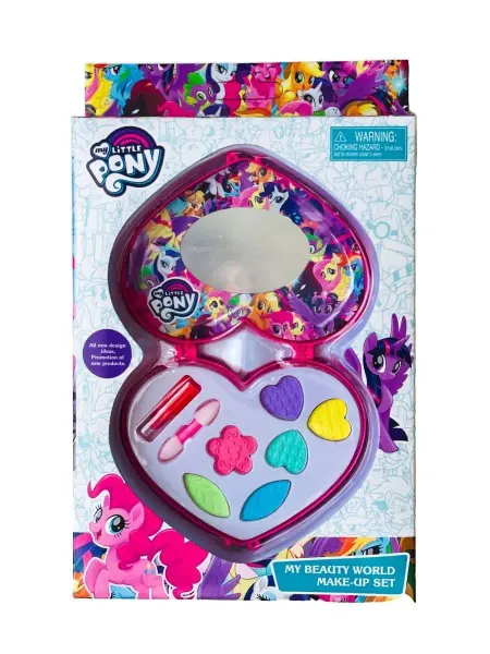 My Litte Pony Единорог блестки тени помада Набор детской косметики Мой маленький пони