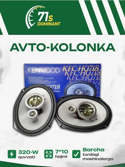 Автомобильные колонки Kenwood KFC-HQ718 320W
