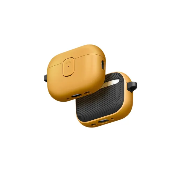 Защитный чехол Uniq для Airpods Pro 3 CLYDE Lock case Racing Yellow/Dark Grey