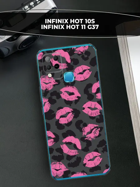 Infinix Чехол на HOT 10S Hot 11 G37 с поцелуями