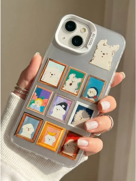 CaseLove Чехол на iPhone 13 собачки картины