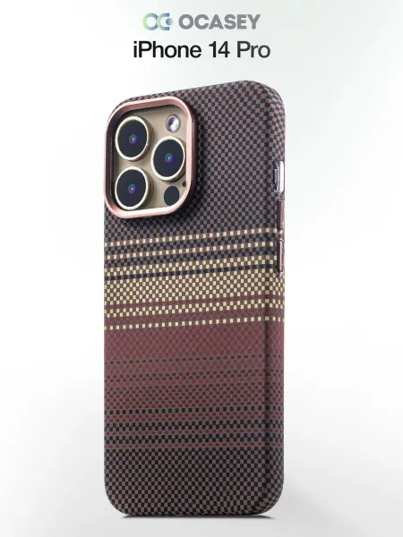 О'кейси Чехол на iPhone 14 Pro карбоновый