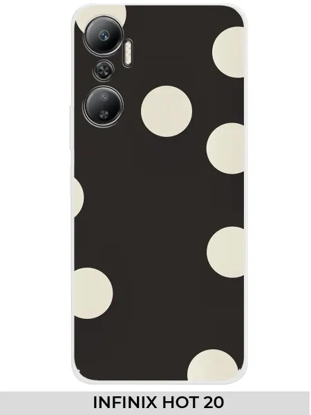 NOOTO Чехол на INFINIX HOT 20 горошек