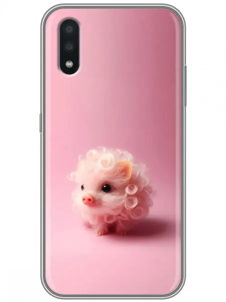 360skin Чехол на Samsung Galaxy M01, A01 свинка розовая