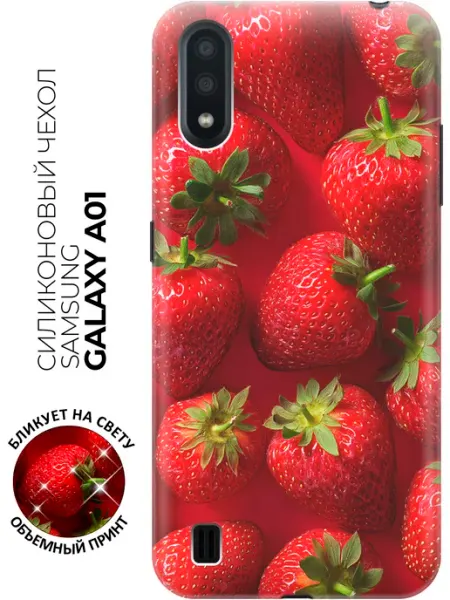 Samsung Чехол на Galaxy A01 стильный принт