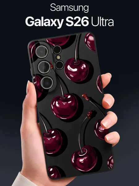 SCDesign Чехол на Samsung Galaxy S26 Ultra с вишнями