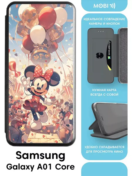 Mobi711 Чехол-книжка для Самсунг а01 кор
