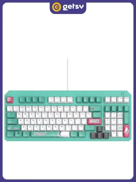 Asus Клавиатура игровая RA09 TUF GAMING K3 GEN II MIKU RD RU PBT