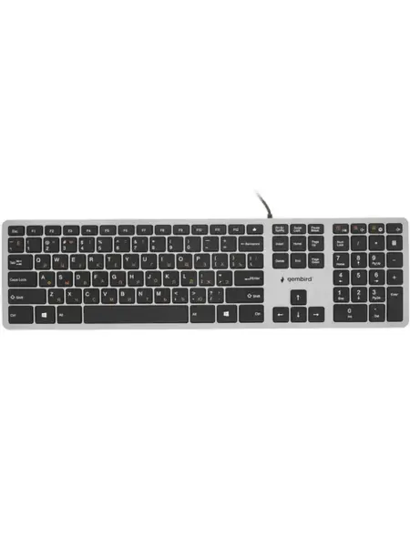 GEMBIRD Клавиатура KB-8420 проводная Мембранная, Для ПК