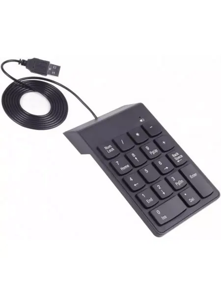 KS-is USB цифровая клавиатура Black