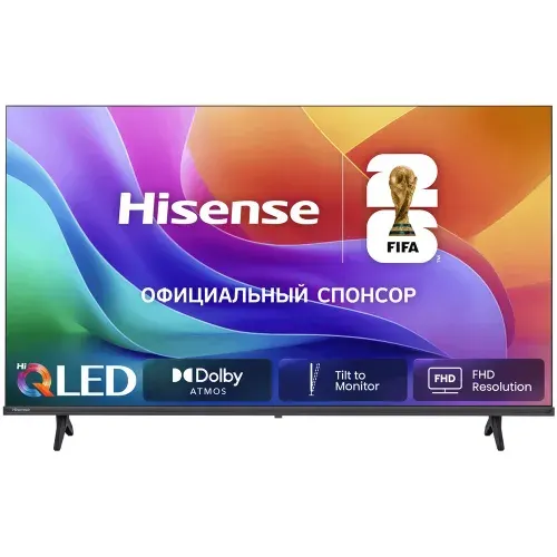 Hisense Телевизор 32A5S RU QLED Smart TV 32″ Full HD, черный
